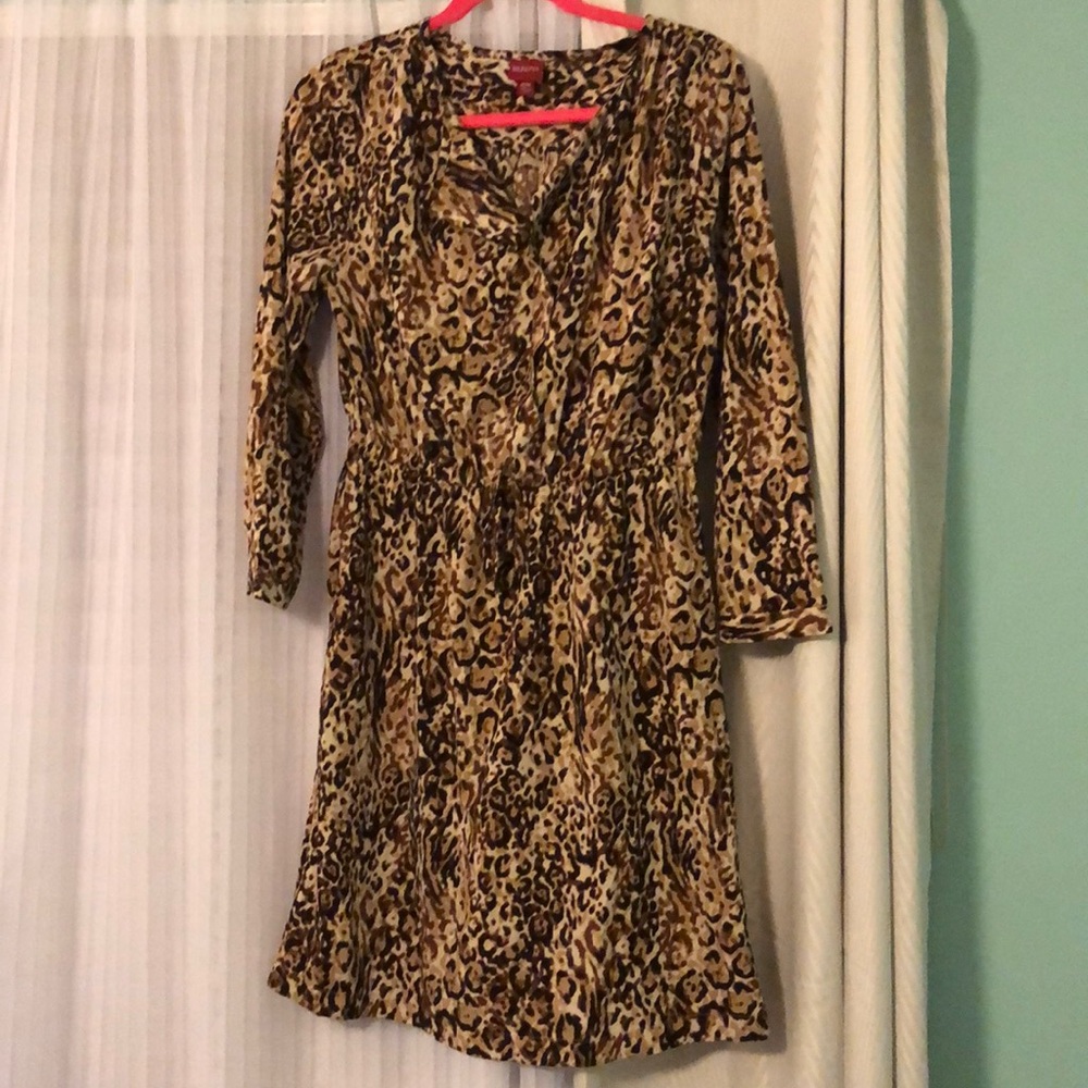 Cheetah print dress
